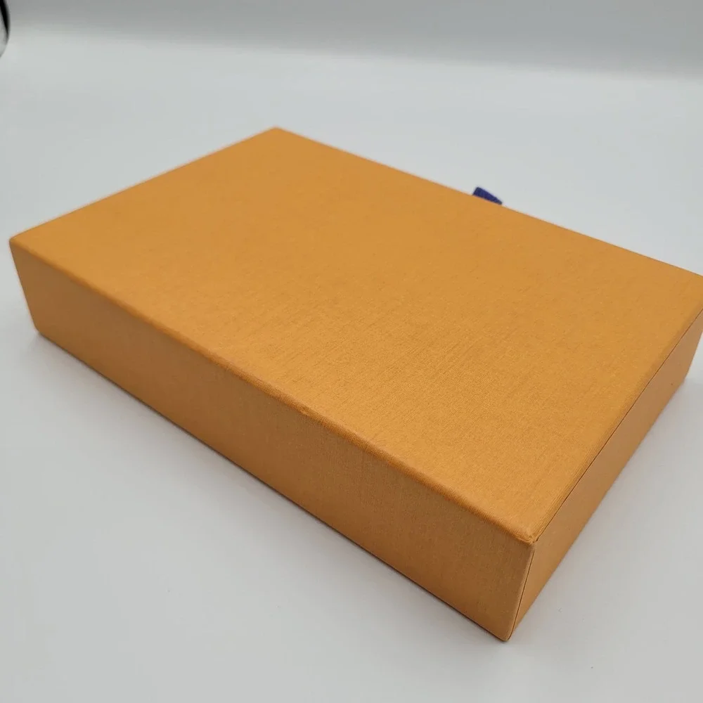Louis Vuitton Small Orange Drawer Gift Box for Wallet Accessories 8.25x5.25x1.5